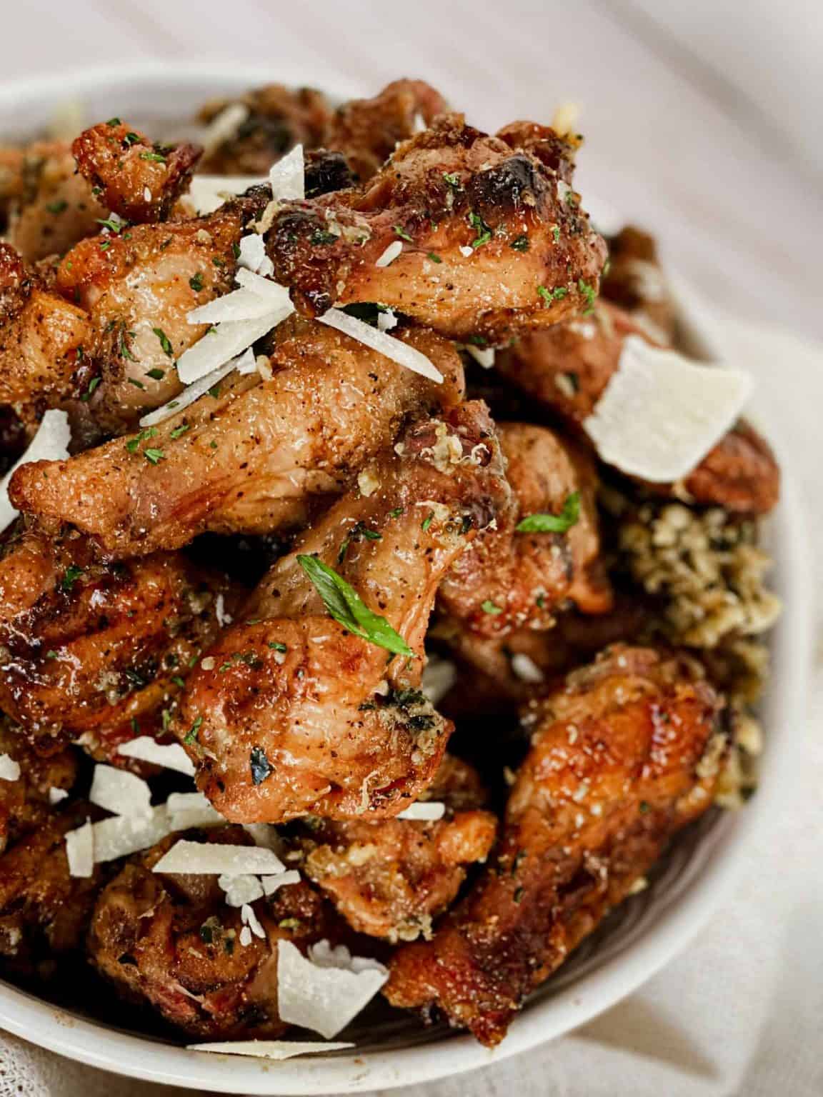 The Best Smoked Garlic and Parmesan Wings Pellet Grill Recipe
