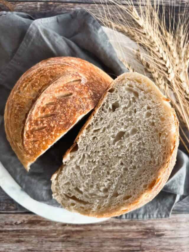 Simple Bread Machine Sourdough {No Yeast}