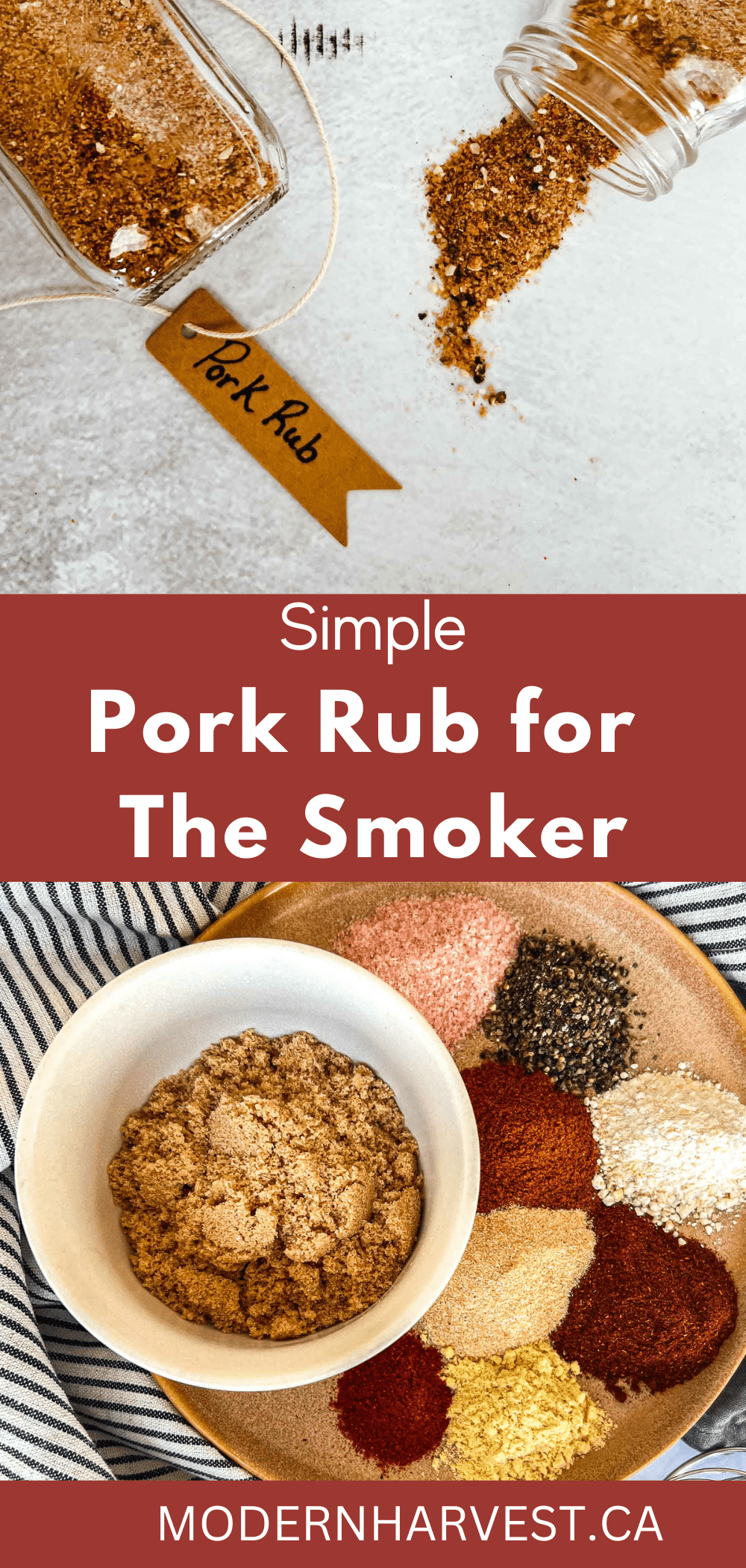 Smoker Pork Rub Pinterest Image