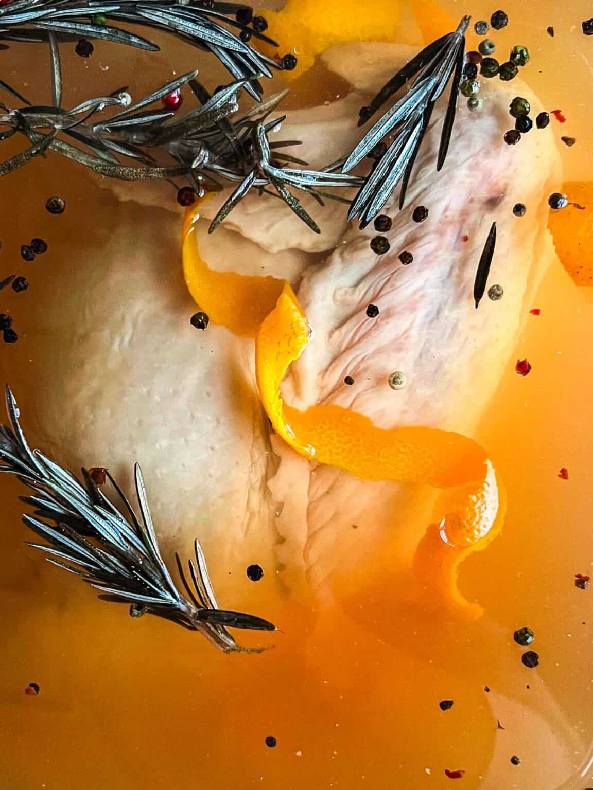 Simple Smoked Turkey Brine Recipe With Brown Sugar and Apple Juice