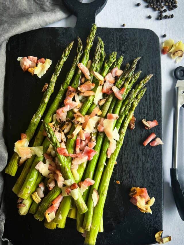 Loaded Traeger Asparagus | Thanksgiving Pellet Grill Recipe