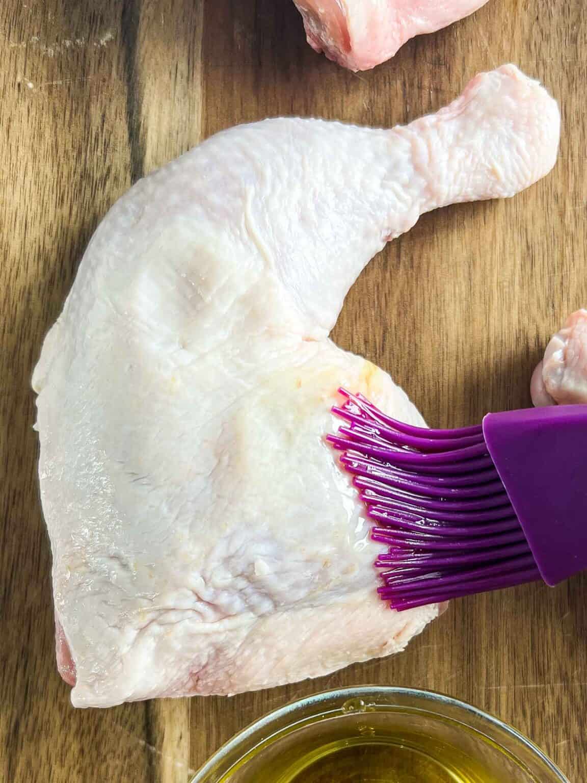 Crispy Grilled Chicken Leg Quarters Traeger, Pit Boss, or Other Pellet Grill Modern Harvest