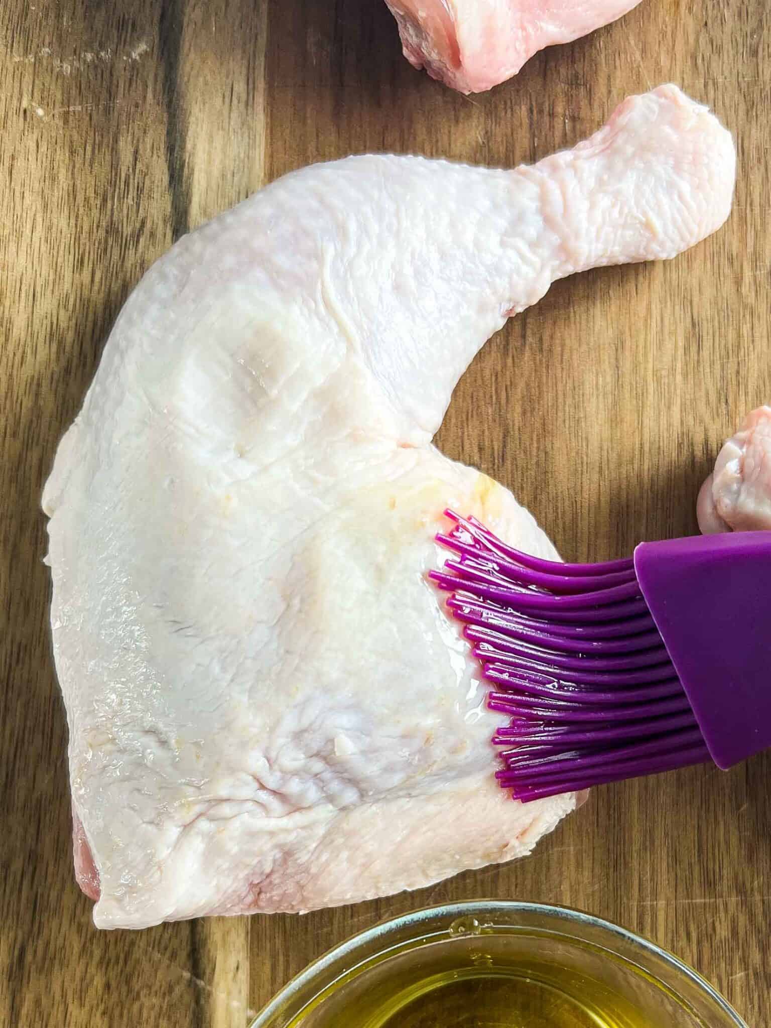 Crispy Grilled Chicken Leg Quarters Traeger, Pit Boss, or Other Pellet Grill Modern Harvest