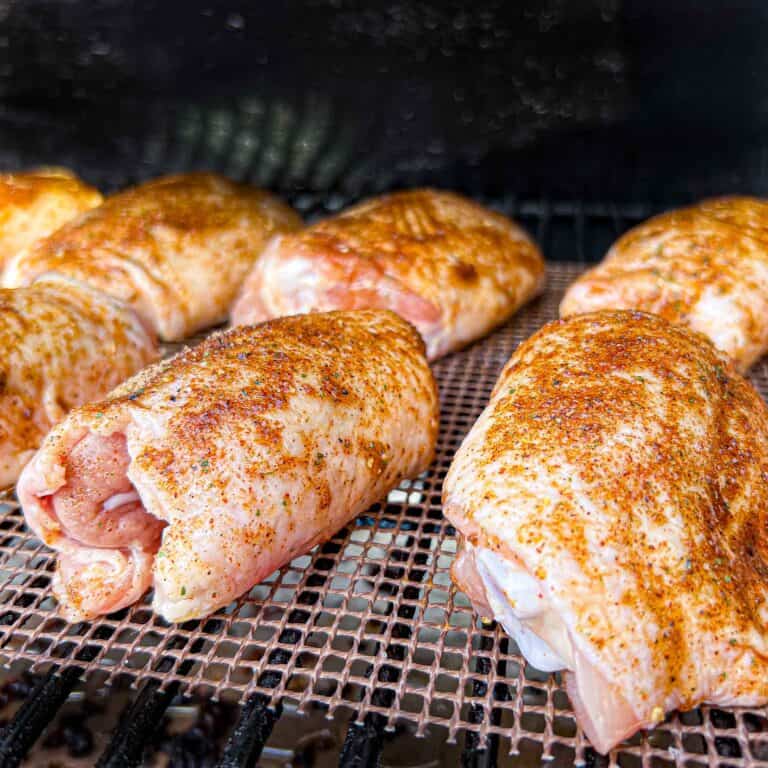 Crispy Smoked Chicken Thighs Traeger, Pit Boss, or Other Pellet Grill